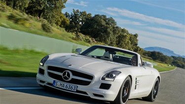 2012 Mercedes-Benz AMG SLS Roadster.