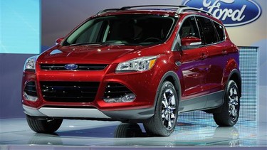 The new Ford Escape is unveiled at the LA Auto Show.