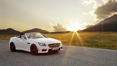 2012 Mercedes-Benz SLK 55 AMG.