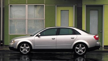 The 2002 Audi A4, known for its turbo 4 cylinder that has become the model for industry.