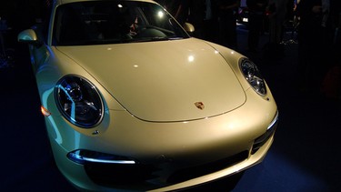 2012 Porsche 911 Carrera S in lime gold.