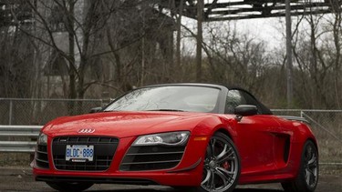 2012 Audi R8 GT Spyder.