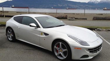 The 2012 Ferrari FF is a breeze to drive.