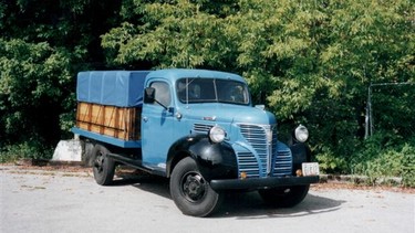 The 1942 Fargo one-ton stake truck.