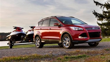 Ford's 2.0-liter EcoBoost in the new Escape provides up to 3,500 pounds of towing capability, one of the best among small turbocharged SUVs, and as much as the outgoing 3.0-liter V6 engine.