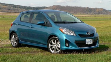 2012 Toyota Yaris Hatchback SE.