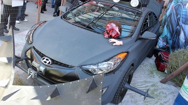 Hyundai Elantra Zombie Fighter at the 2012 SEMA trade show.