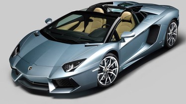 2013 Lamborghini Aventador LP700-4 Roadster.