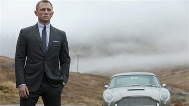 Daniel Craig stars as James Bond in Skyfall.