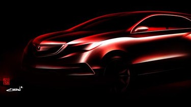Acura MDX Concept teaser.