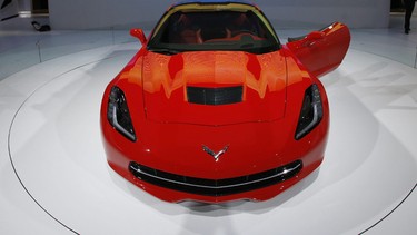 The 2014 Chevrolet Corvette Stingray at the Chicago Auto Show.