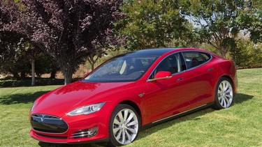 Tesla's Model S electric car.
