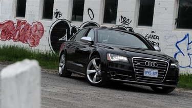 2013 Audi S8.