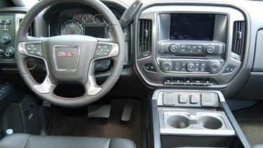 2014 GMC Sierra interior.