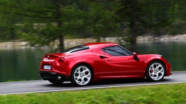 The Alfa Romeo Spider will join the 4C (pictured) as part of the brand's relaunch in North America.