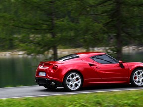 The Alfa Romeo Spider will join the 4C (pictured) as part of the brand's relaunch in North America.