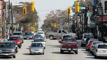 Traffic moves along Talbot Street in Leamington in the riding of Chatham-Kent-Essex. The riding has been Liberal since 1995, but voters have also sent Tory and NDP members to Queen's Park.