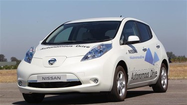 Self-driving Nissan