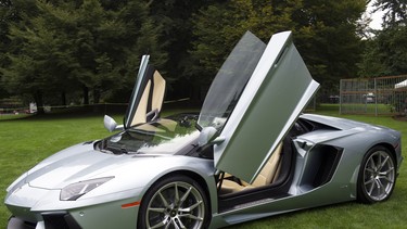 The 2014 Lamborghini Aventador LP700-4 Roadster is one of over $100 million worth of luxury cars and high-end automobiles make their way onto the VanDusen Gardens grounds Friday ahead of the Luxury & Supercar Weekend which runs September 7th and 8th with tickets starting at $50.