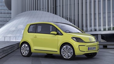 Look up! It's the Volkswagen E-Up!