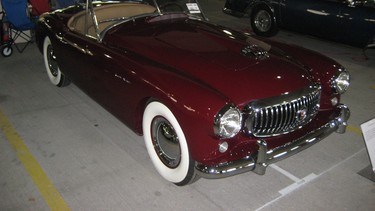 The 1950 Nash Healey Roadster was America’s first postwar production-built sports car.