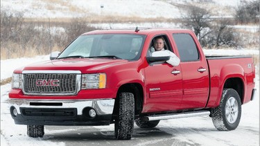 Test driver Geoff Carpenter with the 2012 GMC Sierra 1500: "The 5.3-litre has plenty of jam, and is more than capable of hauling the truck."