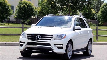 2012 Mercedes ML350 front