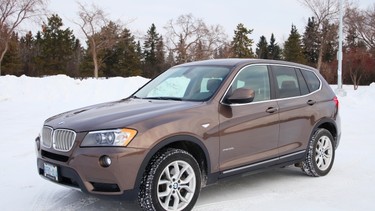 The BMW X3 handles like a pro even in Edmonton's bumpy winter/spring driving conditions.