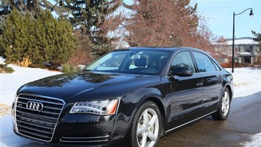 The 2013 Audi A8L manages to be luxuriously roomy and sporty.