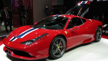 Ferrari revealed its 458 Speciale at the 2013 Frankfurt Motor Show.