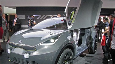 Kia revealed its Niro Concept at the 2013 Frankfurt Motor Show.