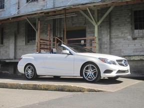 The E-Class cabriolet provides an invigorating, fresh air motoring experience while managing to maintain a relatively turbulence-free cabin.