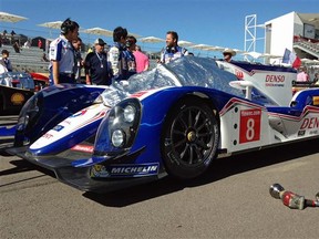 Toyota Hybrid Racing at the 2013 World Endurance Championship, 6 Hours of Circuit of The Americas in Austin, Texas.