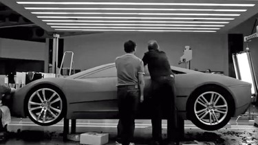 Designers put their ideas to clay as they shape out an early vision of the Jaguar C-X75 concept.