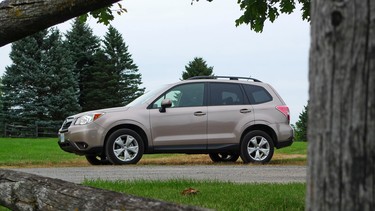 Redesigned 2014 Subaru Forester 2.5i.