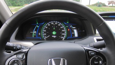 Even with its gas engine operating, the Accord Plug-in is a remarkably quiet, refined fuel-efficient sedan.