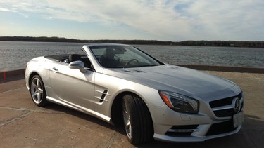 Thanks to the 4.6-litre bi-turbo V8 engine in the convertible Mercedes-Benz SL550, the scenic roads of Nova Scotia were even more enjoyable to travel on.