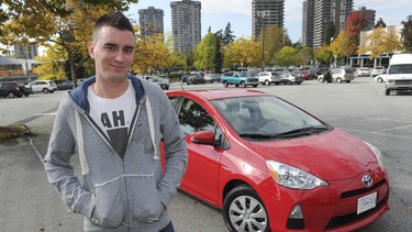 More than one-quarter of the more than 500 kilometres Dragan Keseric travelled in this Toyota Prius C hybrid were solely under electric power.