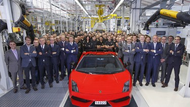 Lamborghini's 14,022nd Gallardo is destined for a private collector.
