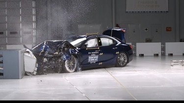 Maserati's Glibli scored a 'Top Safety Pick' award in the IIHS' testing