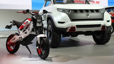 The Suzuki X-Lander looks like it belongs in a video game.