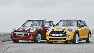 For 2015, the Mini Cooper is a little longer, a little wider, a little taller and looks a little different, but it's still a Mini.