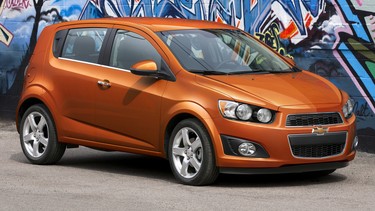 GM says it's working on another green vehicle, which could turn out to be an electric version of the Sonic (pictured).