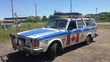 The 1980 Volvo DL wagon, a.k.a. Red Cloud, was driven around the world and has never been towed.