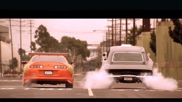 One of the most memorable scenes in the Fast and Furious franchise.