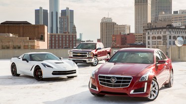 The CTS, Corvette Stingray and Silverado are all finalists for this year's North American Car and Truck of the Year awards.