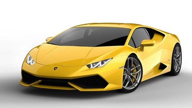 The Lamborghini Huracan.