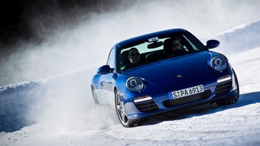 Porsche is a big advocate of putting winter tires on its cars, even if they are four-wheel-drive.