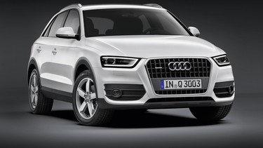 The Q3 (pictured) will be the smallest member of Audi's SUV family until the Q1 bows in 2016.