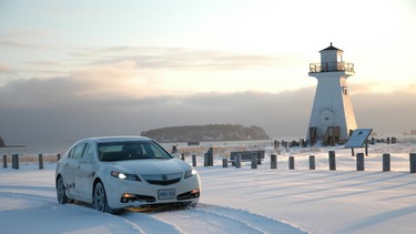 The Acura TL, with its Super Handling All-Wheel-Drive.